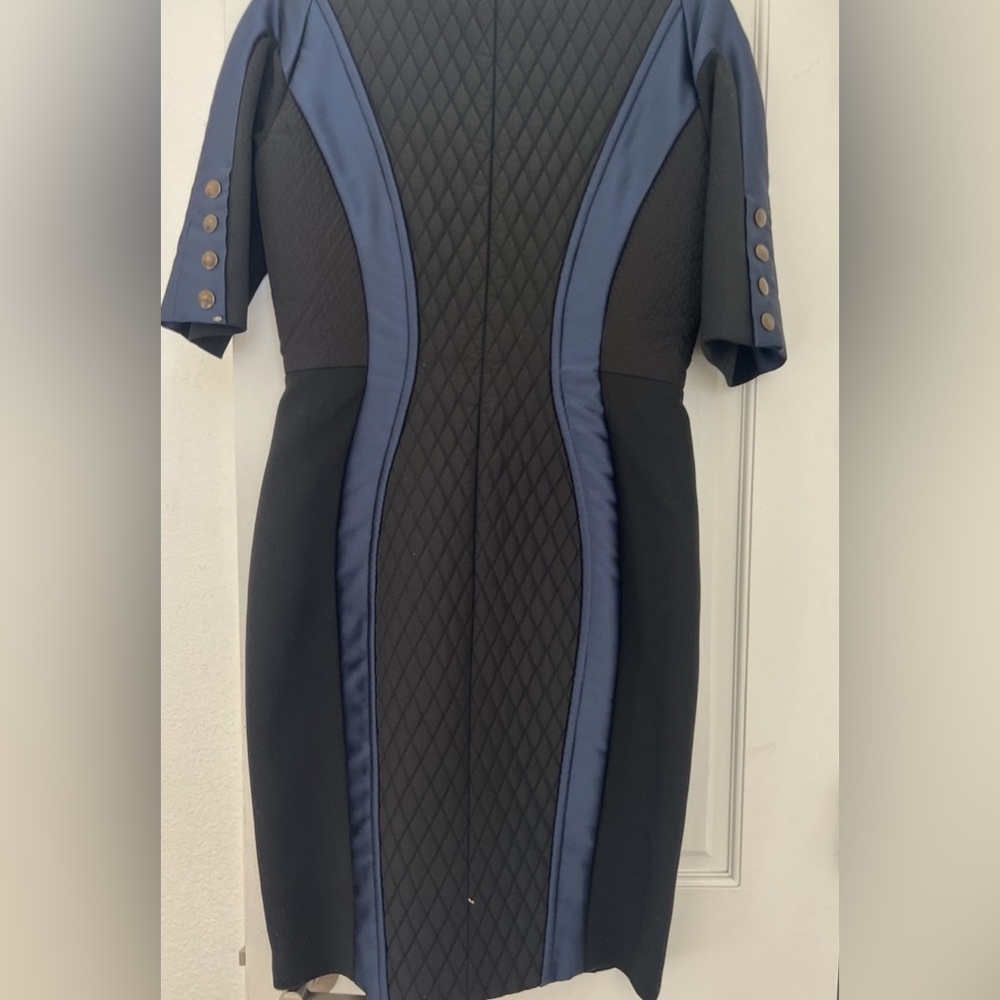 Sportmax / 10 / Vintage designer black and navy dress - Picture 7 of 8